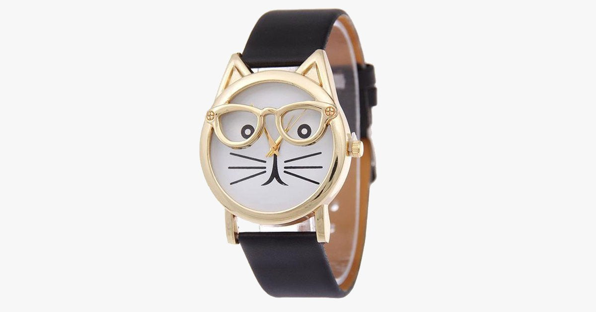 Cat Face Quartz Watches