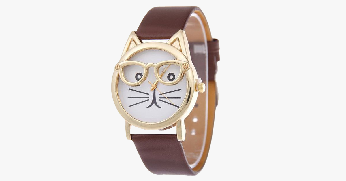 Cat Face Quartz Watches