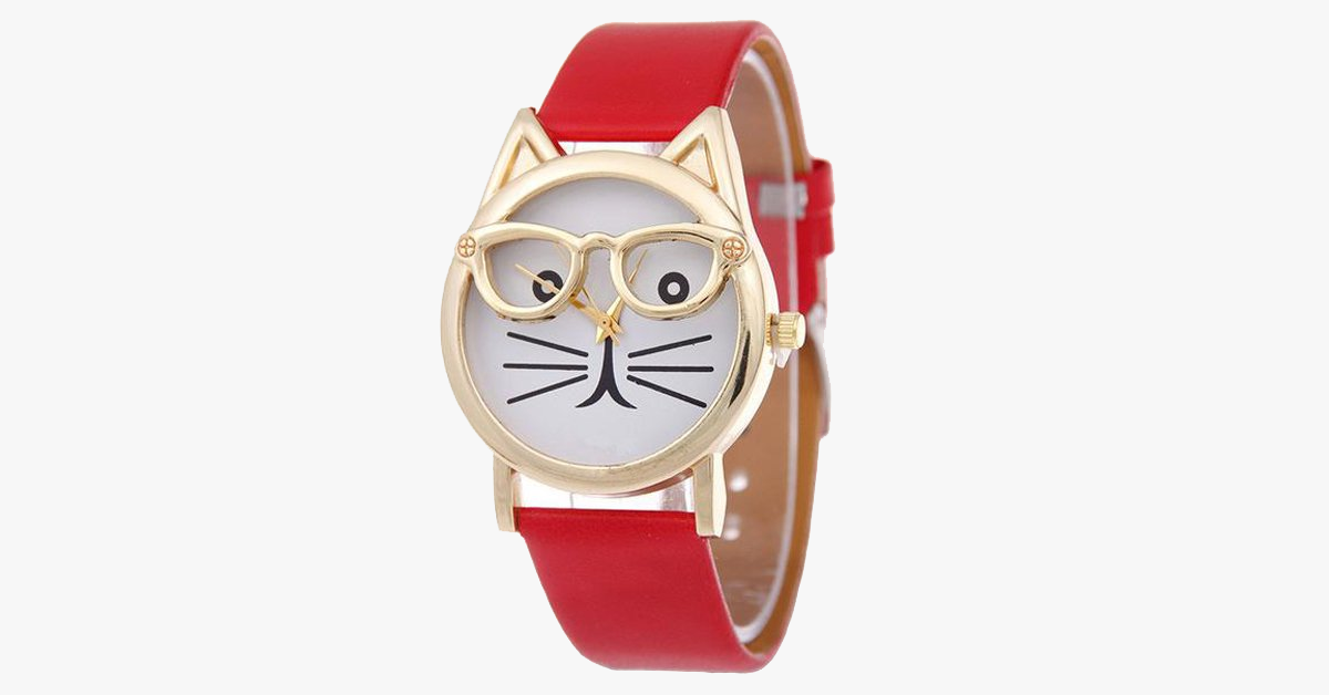 Cat Face Quartz Watches